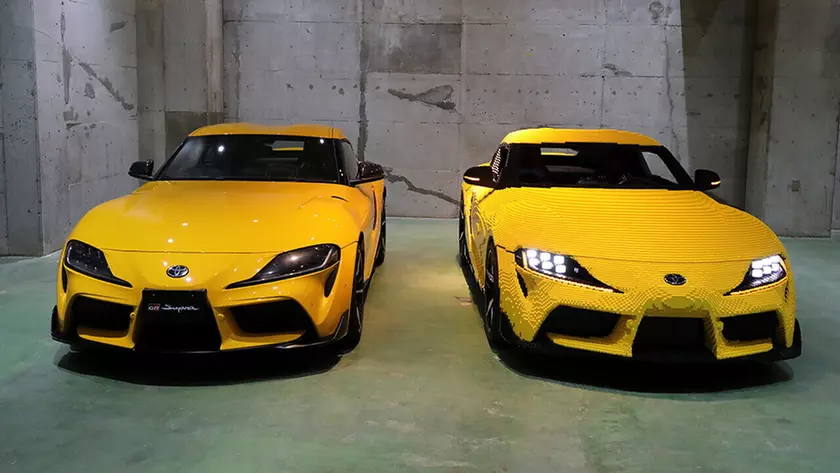 LEGO представила действующую модель легендарного автомобиля Toyota Supra в натуральную величину