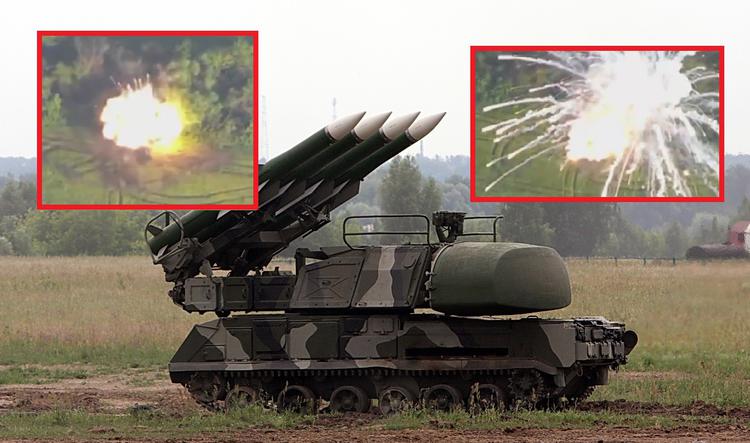 Вооружённые Силы Украины показали кадры эффектного уничтожения российского зенитно-ракетного комплекса «Бук М1-2»