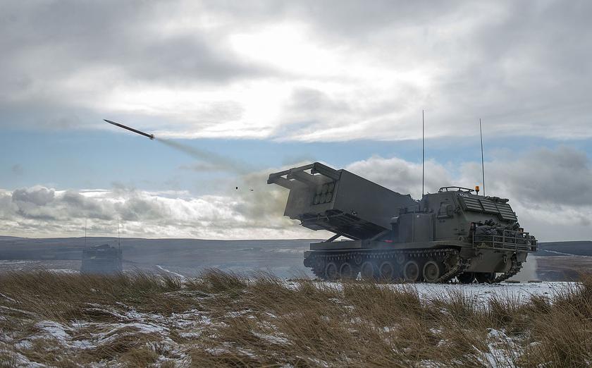 The United Kingdom sent additional M270 MLRS rockets to Ukraine
