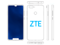 ZTE запатентовала смартфон сразу с двумя вырезами