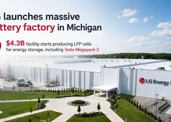 LG Energy Solution запускает завод в Мичигане: Tesla Megapack 3 получит батареи на $4.3 млрд