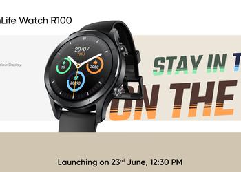 realme 23 червня презентує смарт-годинник TechLife Watch R100 з функцією дзвінків та автономністю до 7 днів