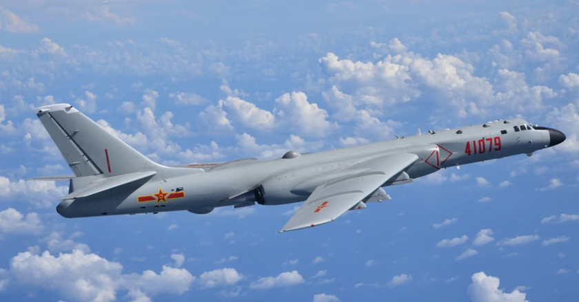China officially confirmed for the first time that H-6K nuclear bombers flew around Taiwan under cover of night in 2018