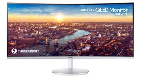 Samsung CJ791: the world's first curved QLED-monitor with a Thunderbolt 3 interface