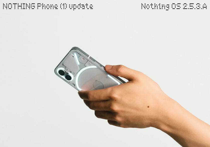 Nothing Phone (1) начал получать Nothing OS 2.5.3.A: что нового