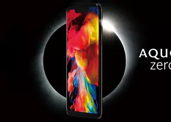 Sharp Aquos Zero: японский флагман с изогнутым OLED-экраном и «монобровью»