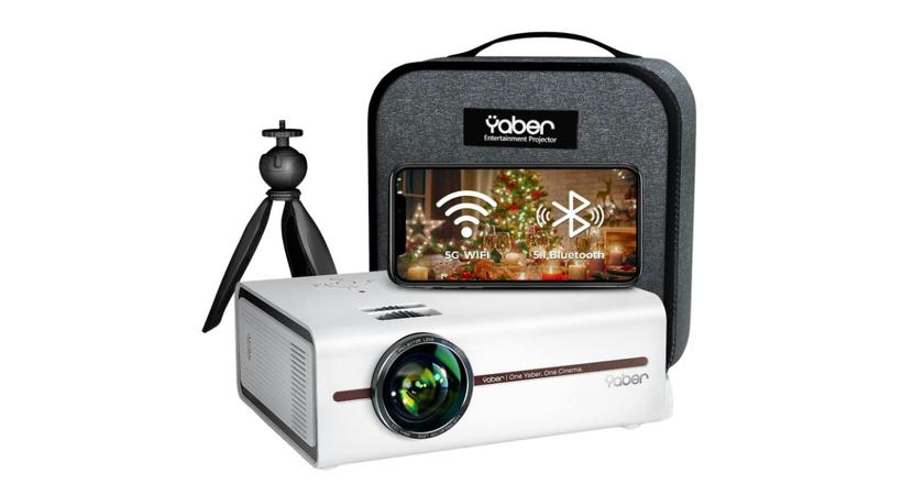 Yaber V5 mini projektor iphone