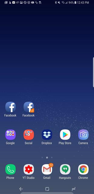 samsung galaxy s8 android 8
