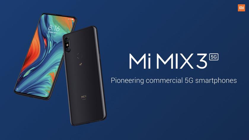 MWC 2019: Xiaomi presented a new version of Mi Mix 3 with 5G support and Snapdragon 855