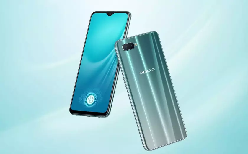 Представлен Oppo R15x — середняк со сканером отпечатков в экране