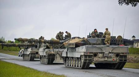Ukrainas væpnede styrker viser en sjelden video av en tysk Leopard 2A6-stridsvogn som opererer ved frontlinjen.