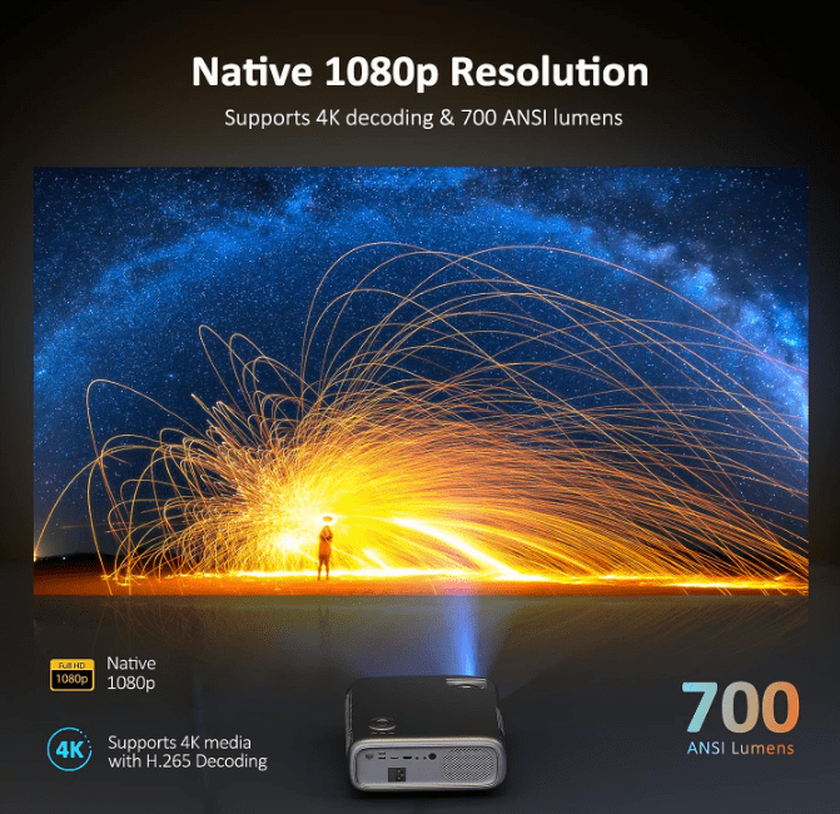 NexiGo PJ40 1080p Projector