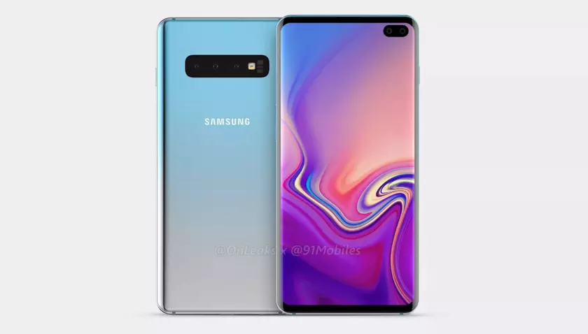 Samsung Galaxy S10+ появился на качественных изображениях