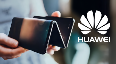 Huawei's new triple folding smartphone has been spotted with the company's CEO Richard Yu