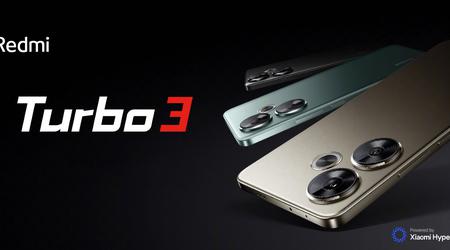 Redmi Turbo 3: 120Hz OLED-Display, Snapdragon 8s Gen 3 Chip, 50 MP Kamera, 5000 mAh Akku mit 90W Ladefunktion und IP64 Schutz ab $276