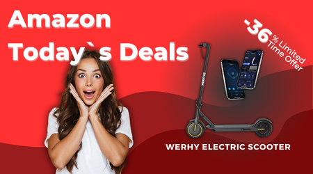 WERHY H5 Electric Scooter with Smart App Control – Save $100 Today!