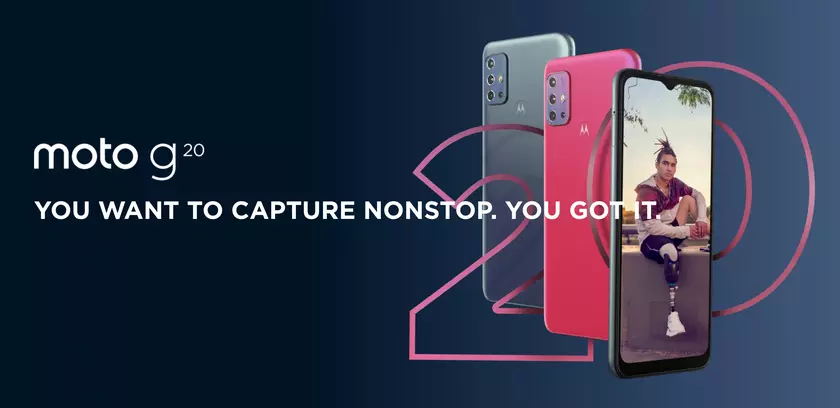 Бюджетник за 150 евро: Motorola представила Moto G20 с экраном на 90 Гц, NFC, защитой IP52 и батареей на 5000 мАч