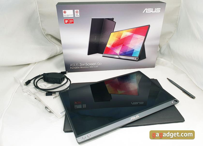 Обзор ASUS ZenScreen GO MB16AP: мобильный монитор с аккумулятором и USB Type-C-3