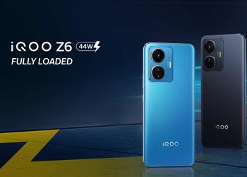 iQOO Z6: чип Snapdragon 680, до 8 ГБ ОЗУ и батарея на 5000 мАч с 44-ваттной зарядкой за $189