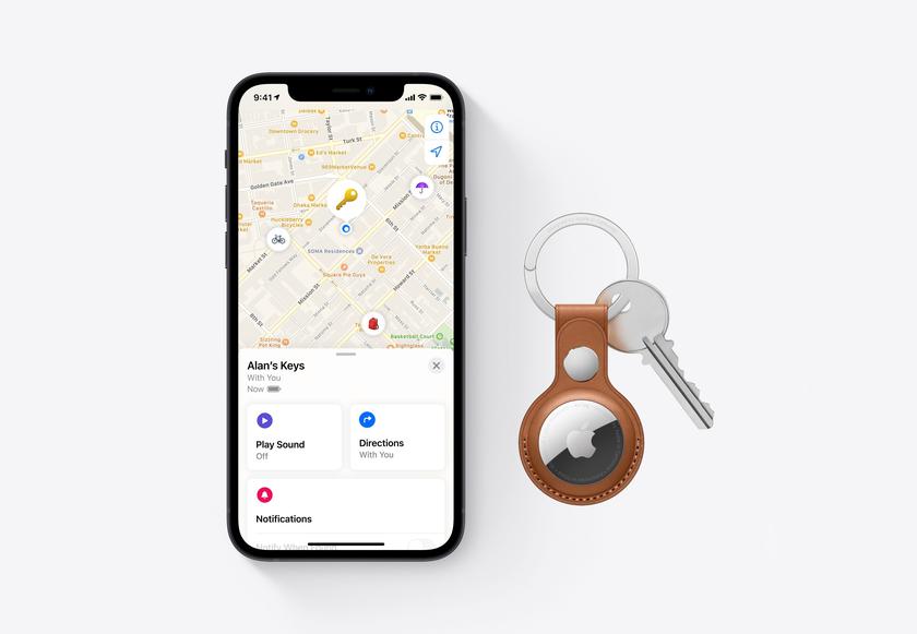 Apple выпустила новую прошивку для AirTag