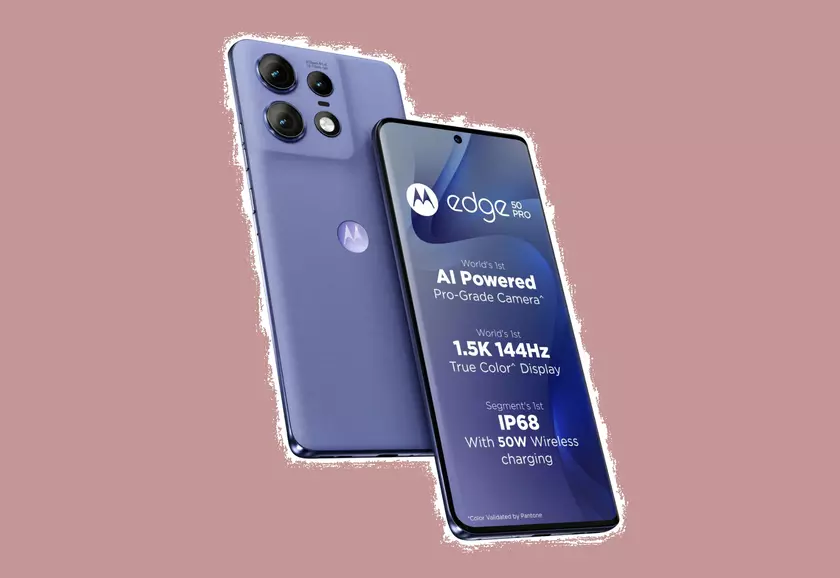 Motorola Edge 50 Pro: POLED-дисплей на 144 Гц, чип Snapdragon 7 Gen 3, защита IP68, камера на 50 МП и зарядка на 125 Вт по цене от $385
