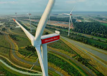 Mercedes-Benz строит собственную ветряную єлектростанцию в Германии