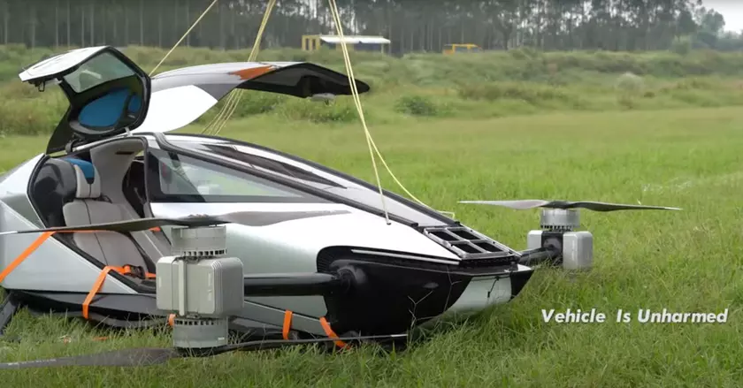 AeroHT показала, как баллистический парашют спас воздушное такси от крушения после остановки двигателей на малой высоте