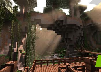 Nvidia показала Minecraft с технологией трассировки лучей