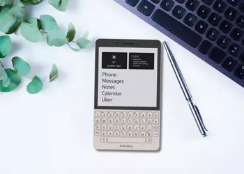 Minimal Phone, an anti-smartphone with E-Ink screen and QWERTY keyboard to fight gadget addiction, has been unveiled
