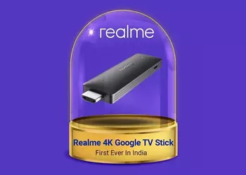 Realme представит ТВ-приставку 4K Google TV Stick за $40