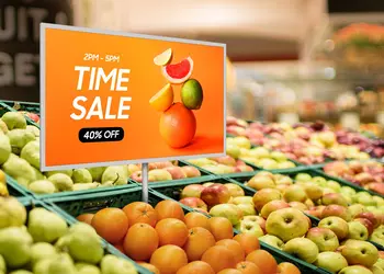 Samsung показала ультраэкономичный дисплей для цифровой рекламы, который может работать до 200 дней без подзарядки