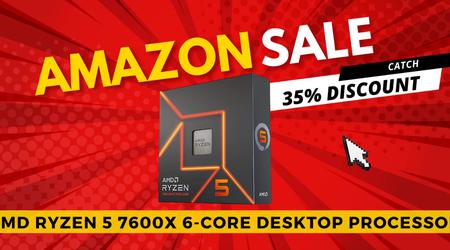 AMD Ryzen 5 7600X 6-Core Desktop Processor - Now $105 Discount! Don't miss it!