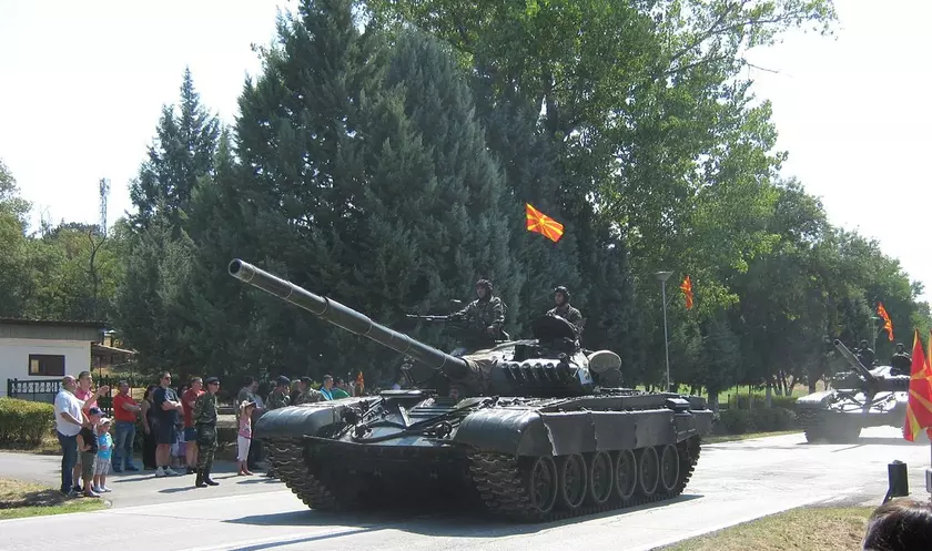 Северная Македония отправила в Украину танки Т-72, которые ей передала россия