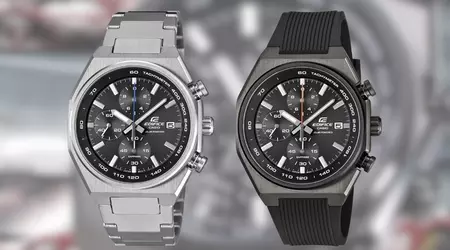 Casio розширила серію Edifice двома хронографами, які вимірюють час із точністю до 1/20 секунди та працюють від сонячної енергії