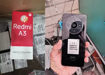 Redmi A3 with a large dual camera has surfaced in a photo