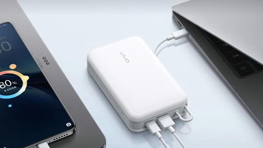 Vivo выпустит два новых Power Bank со встроенными кабелями и быстрой зарядкой до 45 Вт