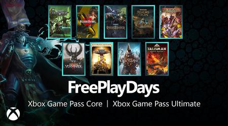 Dans le cadre des Free Play Days, neuf jeux de la célèbre série Warhammer sont disponibles pour les abonnés Xbox Game Pass Core et Ultimate.