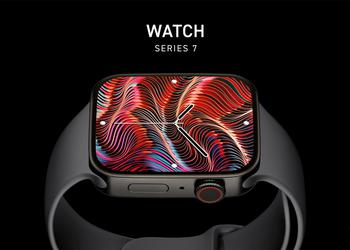 Apple Watch Series 7 with flatter faces and larger dimensions shown in new renders
