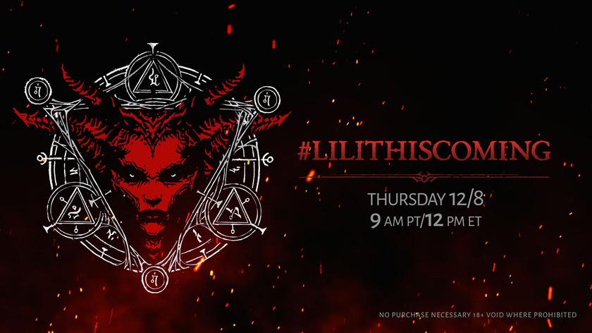 Lilith arrive demain ! Diablo IV est officiellement confirmé pour être présenté aux Game Awards 2022.