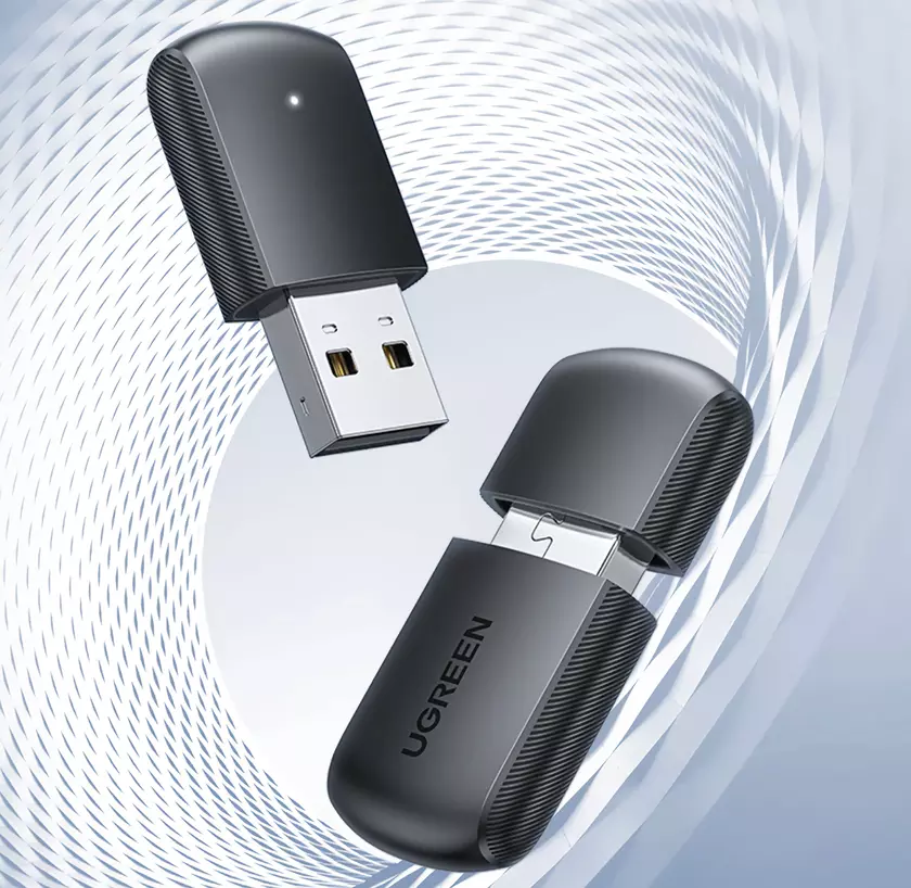 Миниатюрный Wi-Fi-адаптер UGREEN с поддержкой двух диапазонов и скоростью до 650 Мбит/с за $7