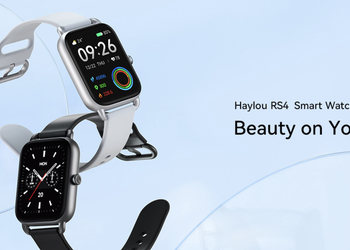 Haylou RS4: Xiaomi ecosystem smartwatch with 1.78" AMOLED screen, SpO2 sensor, IP68 protection and autonomy up to 10 days for $44