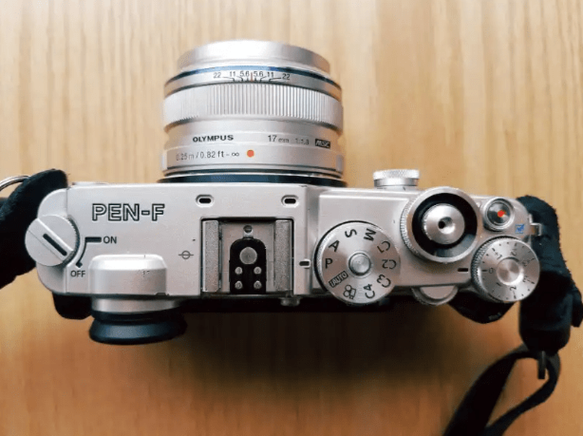 Olympus PEN-F vintage style digital camera