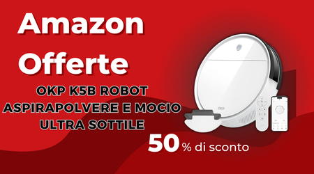 Robot Aspirapolvere OKP K5B con Funzione Lavapavimenti – Ora 110€ di Sconto!