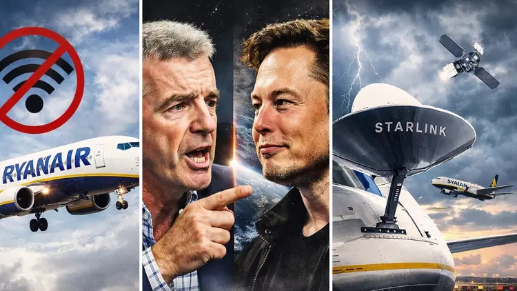 Ryanair a renoncé à Starlink : ...
