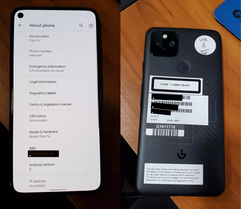 В сети появились «живые» фотографии Google Pixel 5: пластиковый корпус, двойная камера и сканер на задней стороне