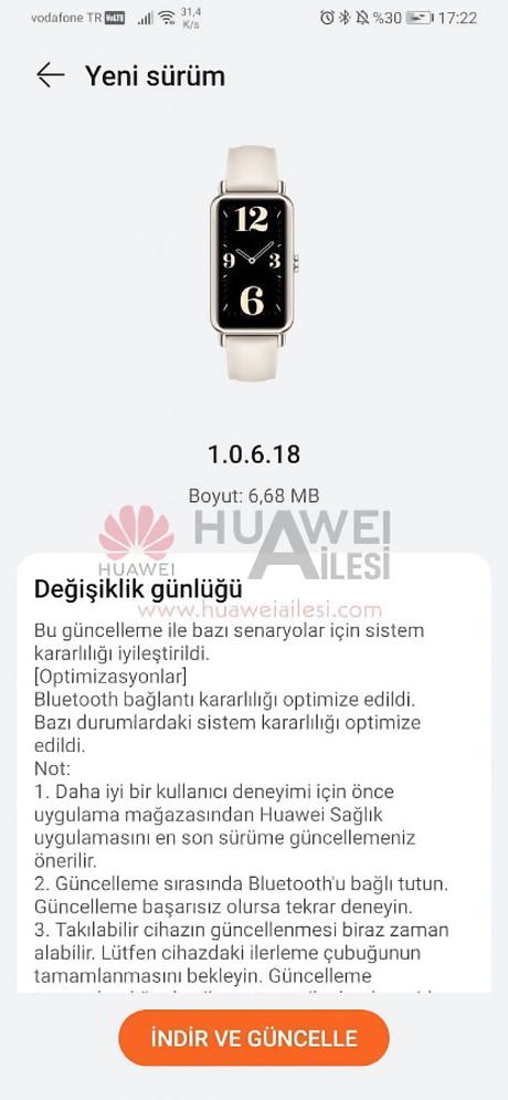 Nueva actualización de software para Huawei Watch Fit lanzada | gagadget.com