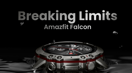 Представлено смарт-годинник Amazfit Falcon із захистом 20 ATM, 159 спортивними режимами, GPS та SpO2 вартістю $500
