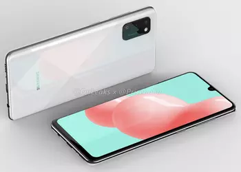 Samsung Galaxy A41 appeared on high-quality renderers: Infinity-U display, triple 48-megapixel camera and headphone jack