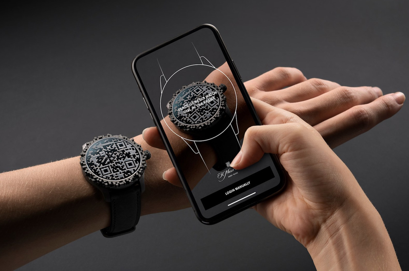 H. Moser & Cie представила уникальные часы с QR-кодом на циферблате и собственной метавселенной за $29 000