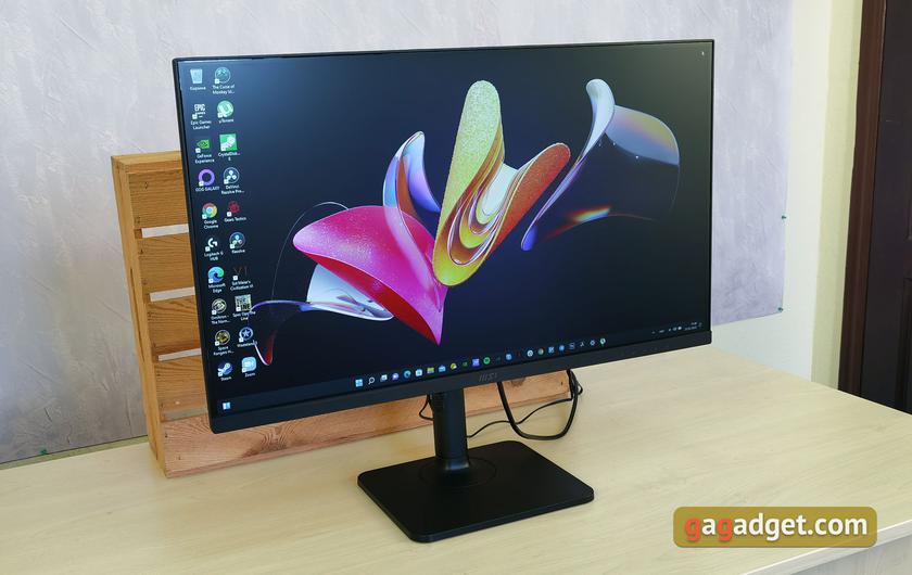 Review MSI Modern MD271P: office monitor with 75 Hz-3